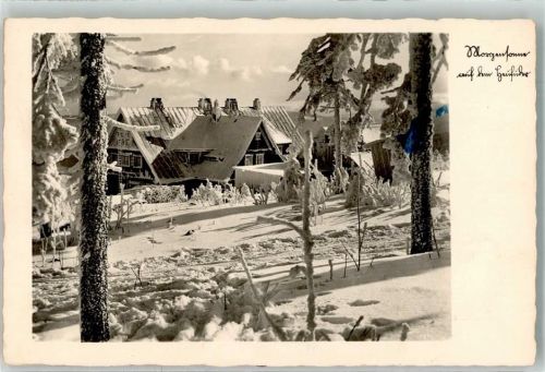 Heufuderbaude Deutsche Heimat-Bildpostkarte Winter