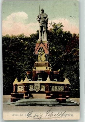 Tiergarten 1905 Denkmal Rolandbrunnen