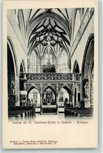 Kiedrich Inneres der St. Valentinus-Kirche