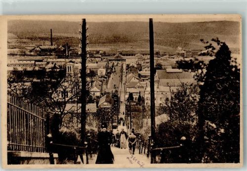 Laon 1916 Blick auf den Bahnhof
