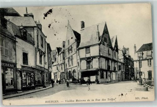 Bourges Vieilles Maisons de las Rue des Toiles