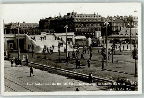 Bordeaux Port Autonome les Grands Escaliers du Quai