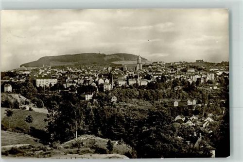 Annaberg-Buchholz mit St. Annenkirche und dem Pöhlberg