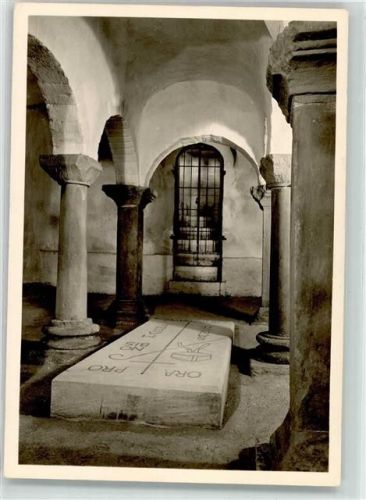 Füssen Pfarrkirche St. Mang Romanische Krypta um 1000