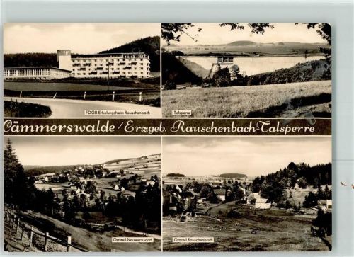 Cämmerswalde Erholungsheim Rauschenbach Talsperre