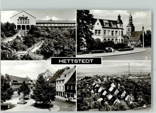 Hettstedt Klubhaus der Walzwerker Wipperbrücke Marktplatz