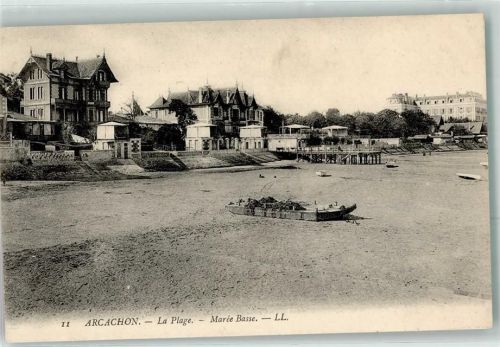 Arcachon der Strand Maree Basse