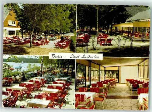 Zehlendorf 1973 Insel Lindwerder Insel-Gasthaus