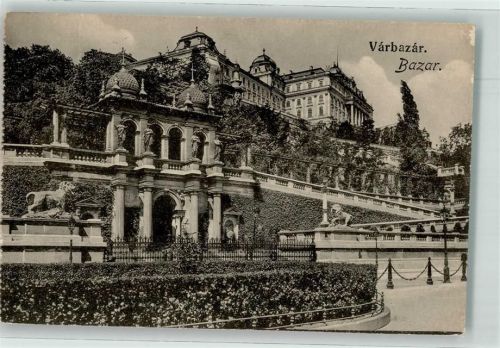 Budapest 1910 Varbazar Burggarten-Basar