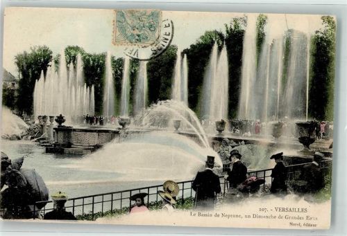 Versailles 1906 Neptunbrunnen