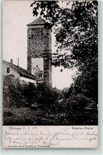 Villingen 1906 Romeius Turm