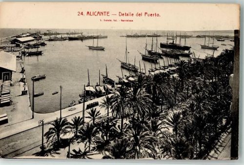 Alicante 1934 Hafen