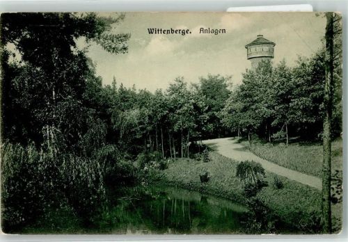 Wittenberge Parkanlagen mit Wasserturm