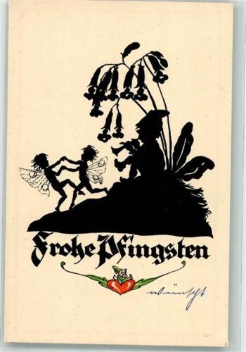 Pfingsten Elfen Zwerg Schalmei Schlüsselblume Nr. 78
