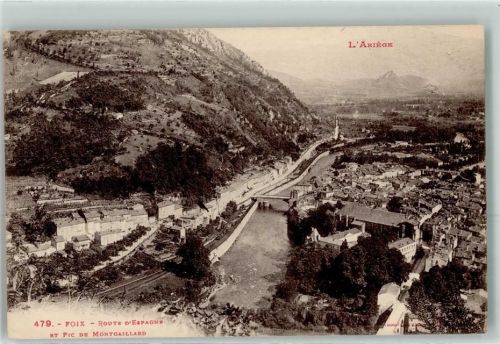 Foix Route de Espagne et pic de Montgaillard