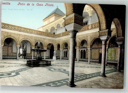 Sevilla Patio de la Casa Pilato Stadt- Schloss