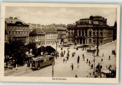 Bratislava 1929 Straßenbahn