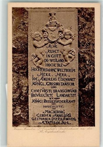 Hann Münden Grab Denkmal Augustuskirche Postwert Ausstellung 1925