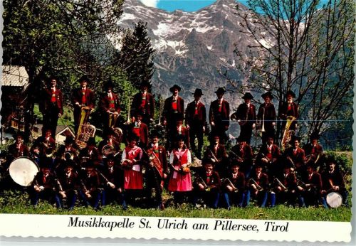 St. Ulrich Musikkapelle Tracht Tirol nur Scan beschnitten