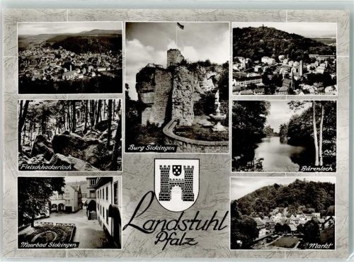 Landstuhl Burg Sickingen Marktplatz Sanatorium Moorbad