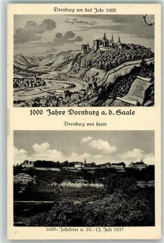 Dornburg 1000 Jahrfeier v. 10.-12. Juli 1937