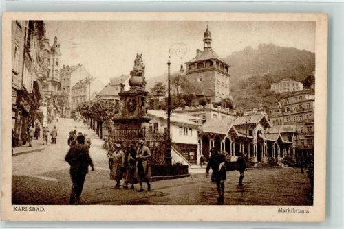 Karlovy Vary Marktbrunnen