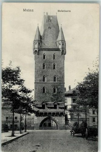 Mainz 1921 Holzturm