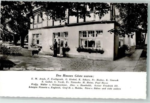 Bad Godesberg Hotel Schaumburger Hof mit Gästeverzeichnis