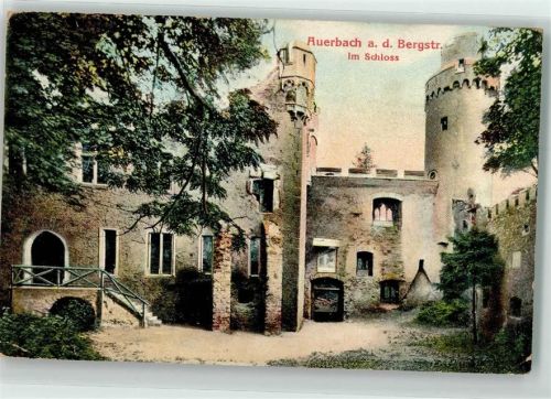 Auerbach 1916 Schlosshof Drucksache