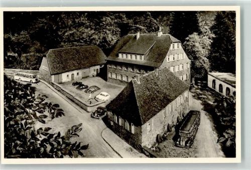 Weinheim Gasthaus Fuchssche Mühle im Birkenauertal Omnibus
