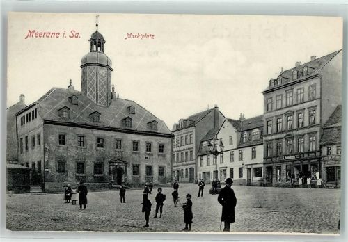 Meerane Marktplatz