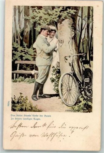 1900 Frau Paar Spruch
