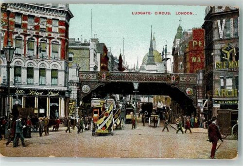 London 1911 Ludgate Circus