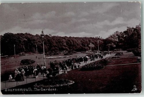 Bournemouth 1904 The Garden Tuck und Sons Serie 1598