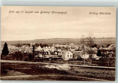 Saint-Souplet-sur-Py 1914 WK I 1914/16 Feldpostkarte