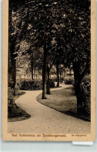 Bad Rothenfelde 1919 im Kurgarten