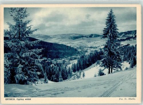 Krynica-Zdrój Winter Ogolny widok