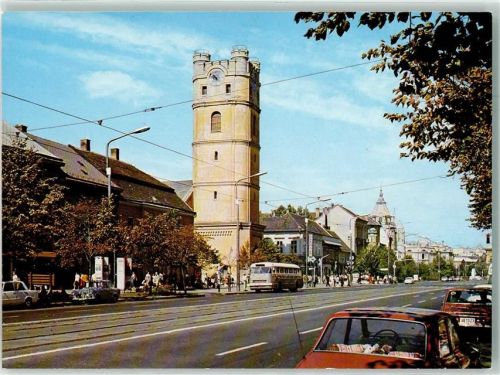 Debrecen Omnibus Auto Oldtimer Ref. Kirche
