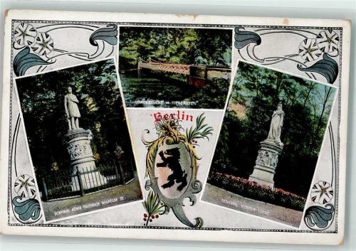 Tiergarten Denkmal König Friedrich Wilhelm III. Königin Louise Löwenbrücke
