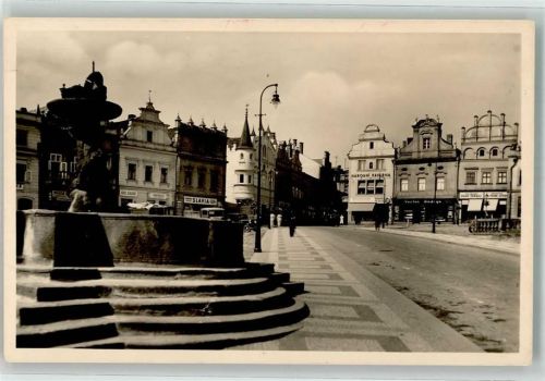 Havlickuv Brod Feldpost WK II Marktplatz