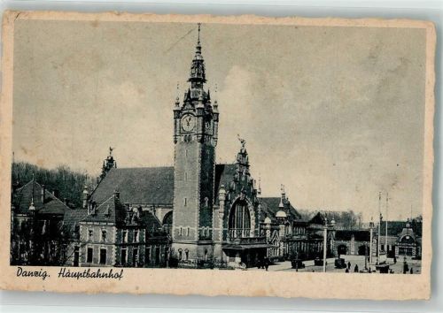 Danzig 1943 Hauptbahnhof
