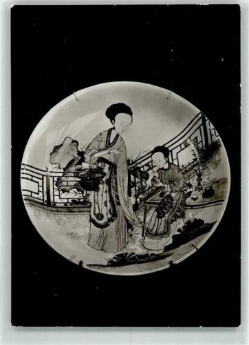 Dresden Porzellanteller um 1700 China Geishas Kunstsammlung