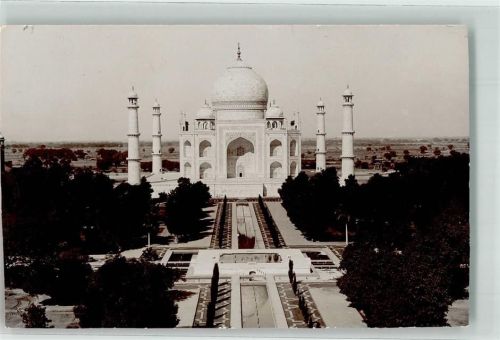 Agra Denkmal Taj Mahal Ort handschriftlich
