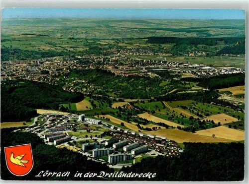 Lörrach Fliegeraufnahme der Wohnsiedlung Salzert