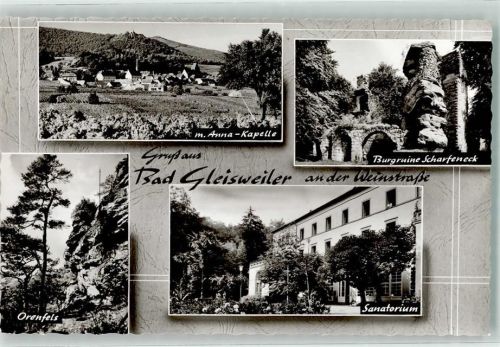 Gleisweiler Annakapelle Orenfels Sanatorium