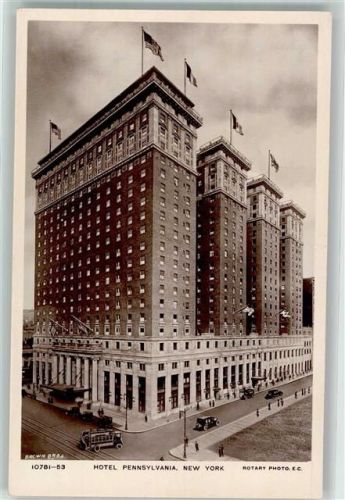 New York City Hotel Pennsylvania Auto Omnibus Oldtimer