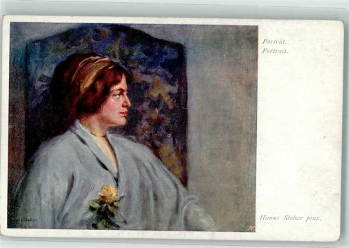 sign. Stolzer, Hanns Frauenportrait B.K.W.I. Nr. 1824