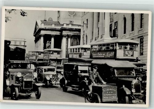 London Auto Oldtimer Omnibus Fahrrad Piccadilly