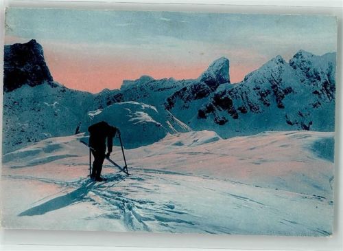 Ampezzo 1930 Tramonto al Passa Giau
