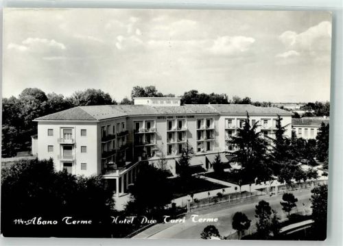 Abano Terme Bagni 1960 Hotel Duo Torri Terme